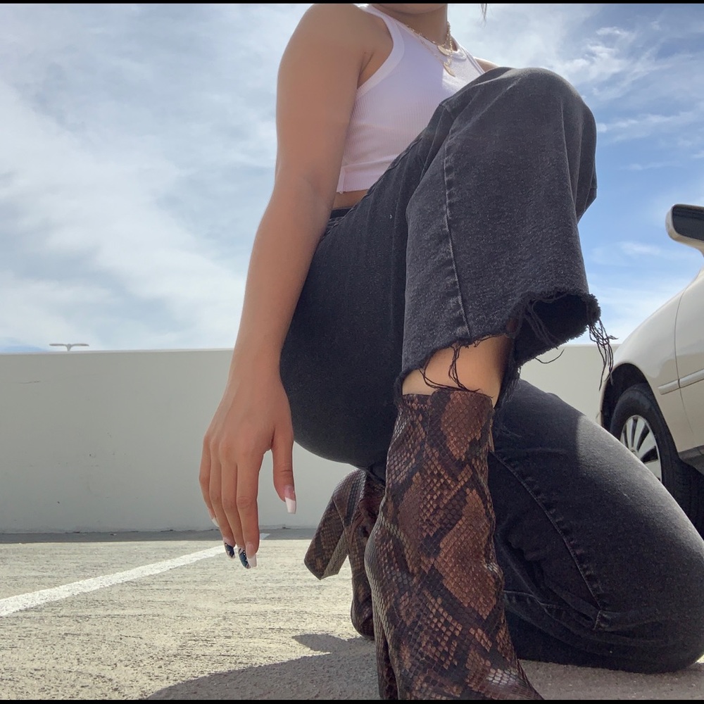 ALDO Snake Skin Boots